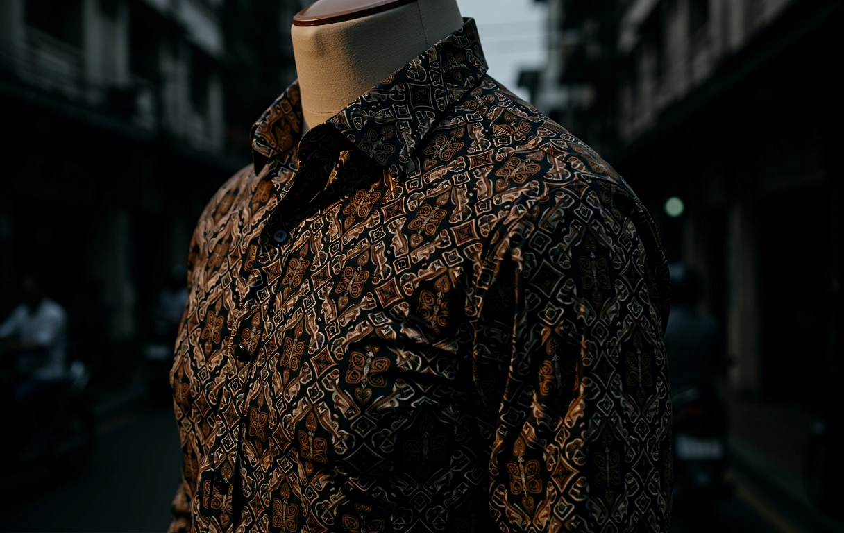 Hand-dyed Indonesian Batik craftsmanship